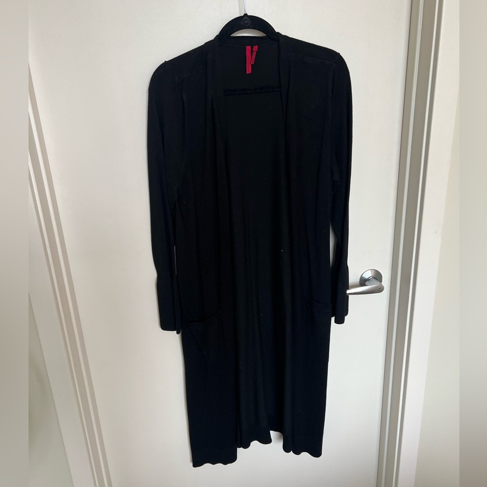 Medium Length Duster with bell sleeves